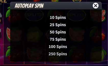 Spins Bij Fruit Gemz Splitz Slot