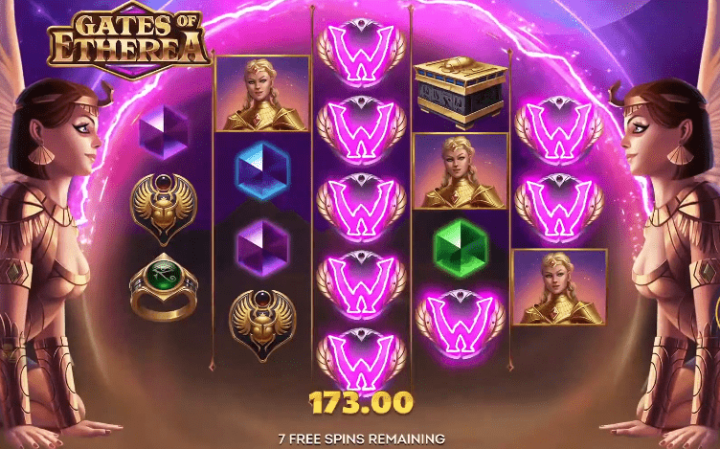 Win Free Spins Bij Gates Of Etherea Slot Min